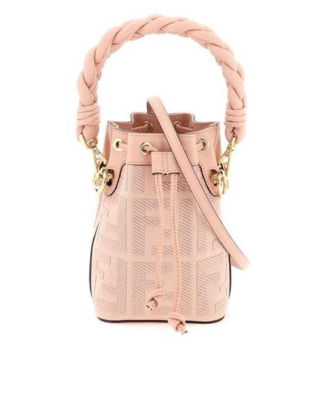 fendi mon tresor mini canvas bucket bag|fendi montresor bucket bag.